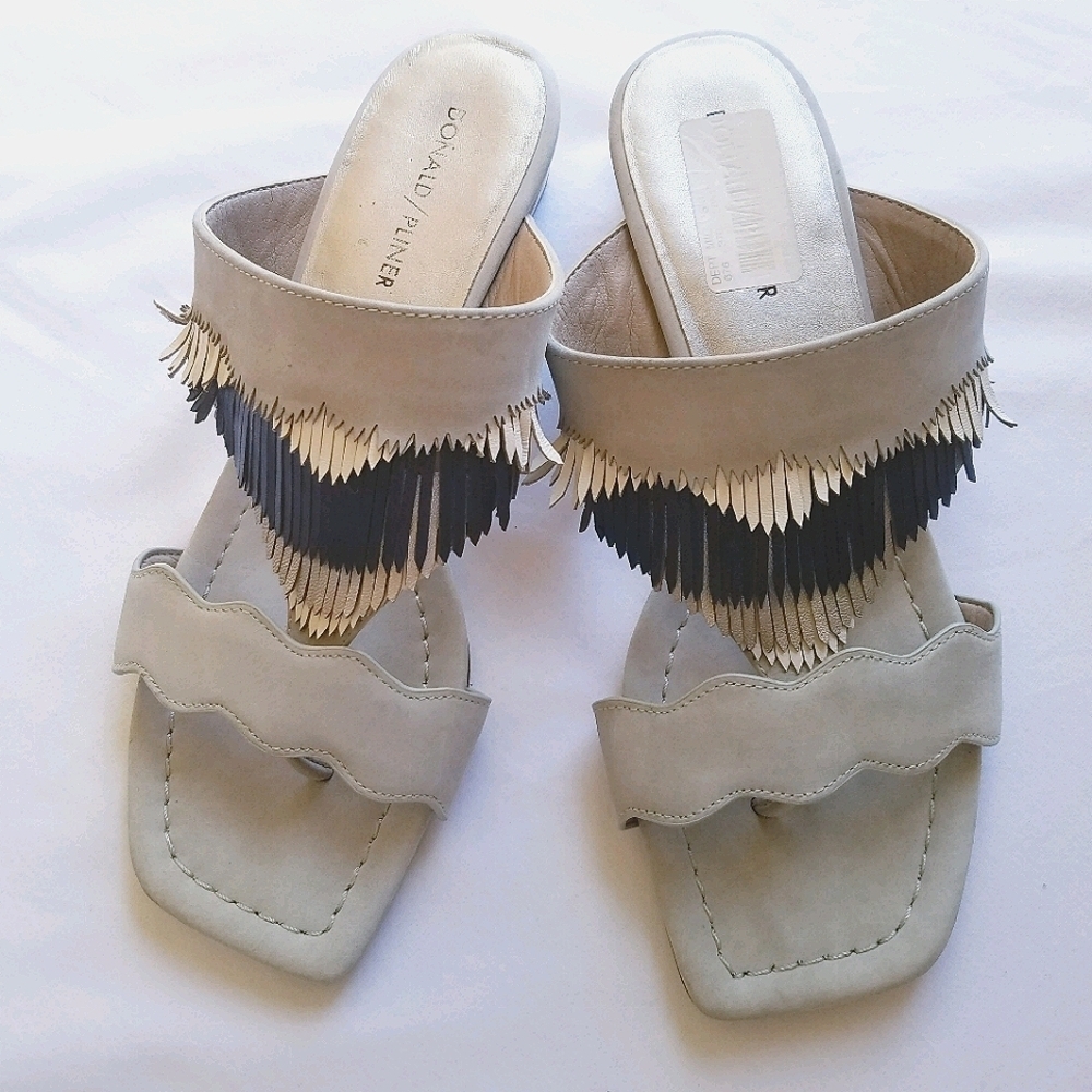 🌸 Donald J Pliner | Mint Suede Darcie Sand - Picture 7 of 8